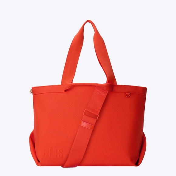 NWT - BÉIS The Travel Tote in Flame - Picture 1 of 2